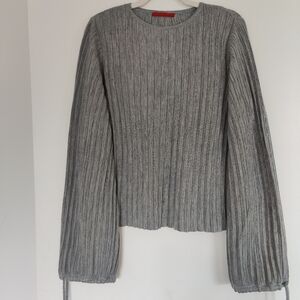 Carolina Herrera wool sweater Size L Gray